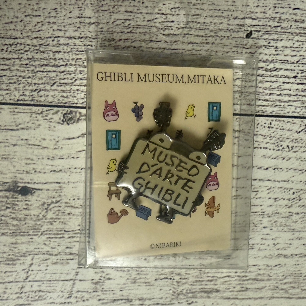 Japan Ghibli Museum Mitaka Exclusive  "Museo D'arte Ghibli"‎ Pin Badge